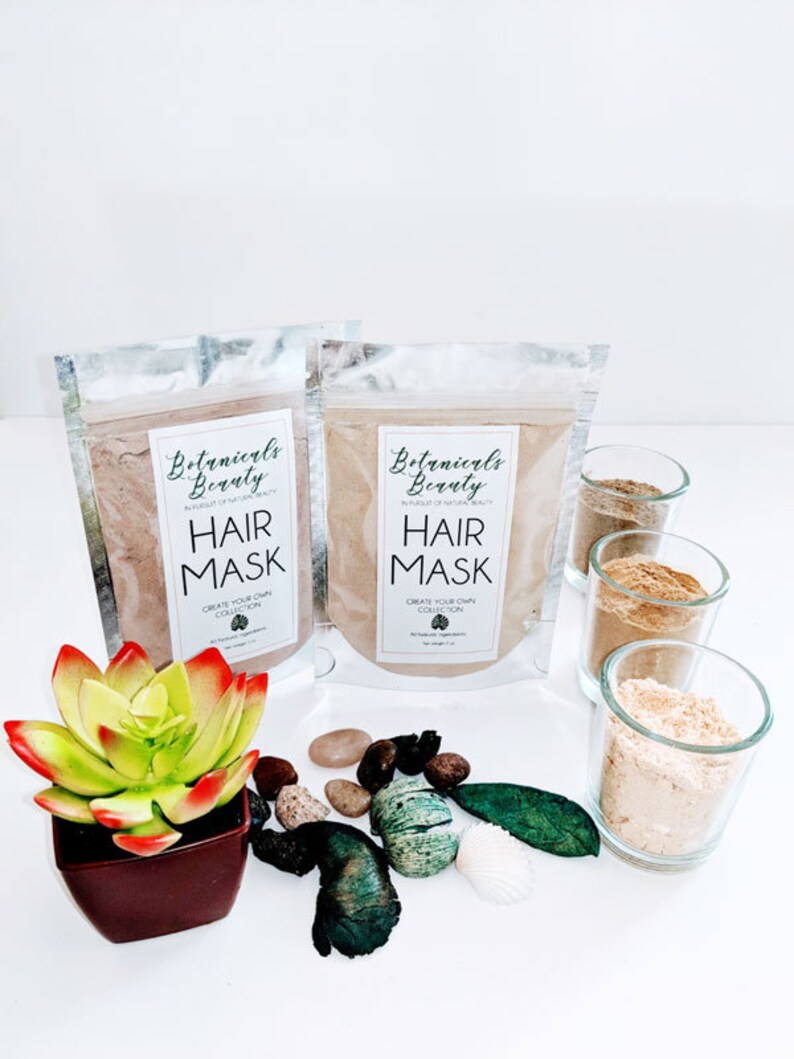 Herbal Hair Mask // Clay Hair Mask // Deep Conditioning Mask Etsy