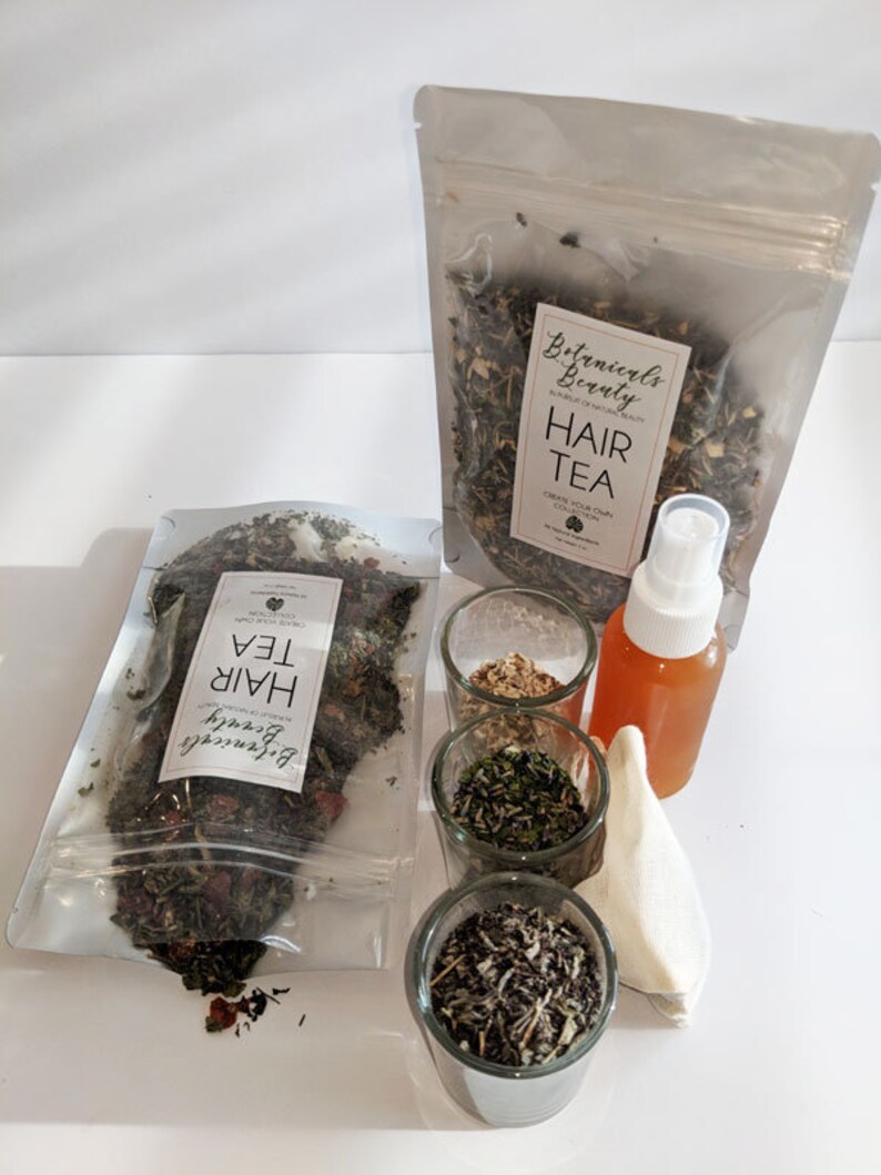 Custom Herbal Conditioning Hair Tea Rinse // Hair Tea Etsy