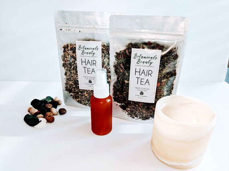 Custom Herbal Conditioning Hair Tea Rinse // Hair Tea Etsy