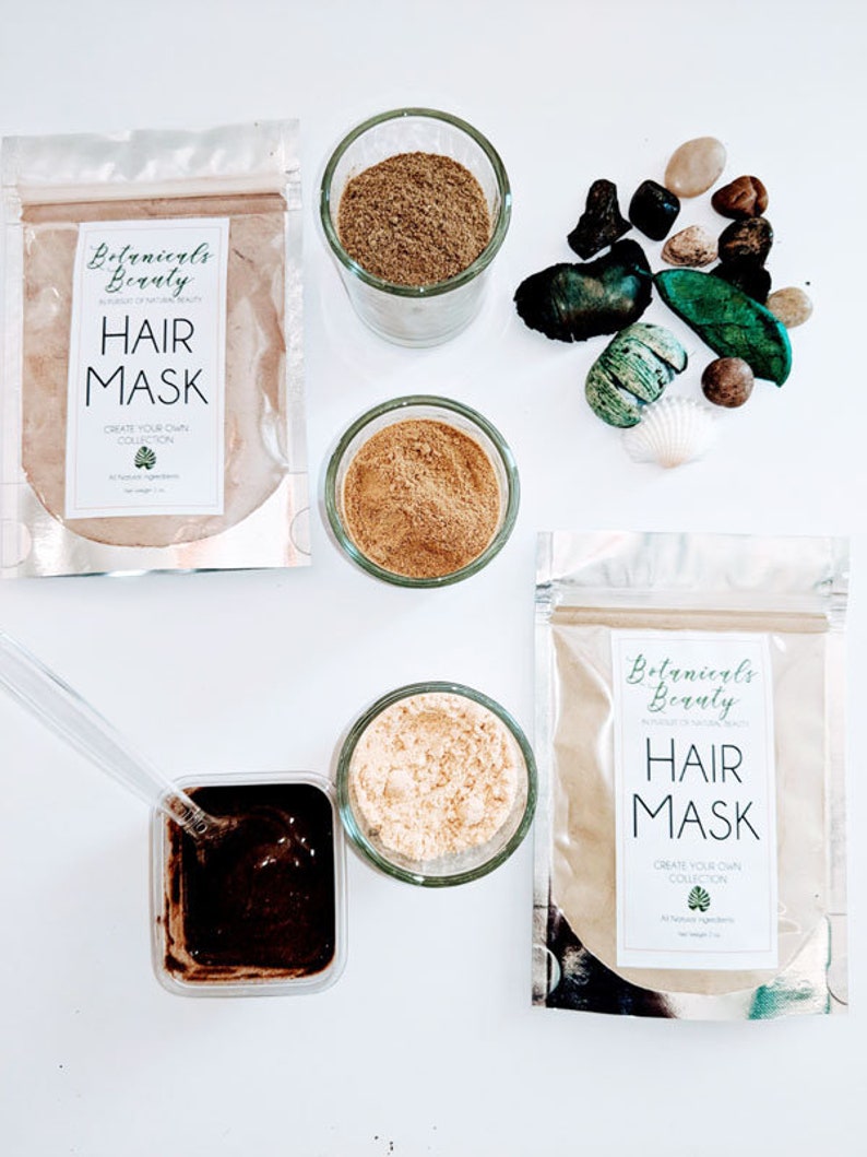 Herbal Hair Mask // Clay Hair Mask // Deep Conditioning Mask Etsy
