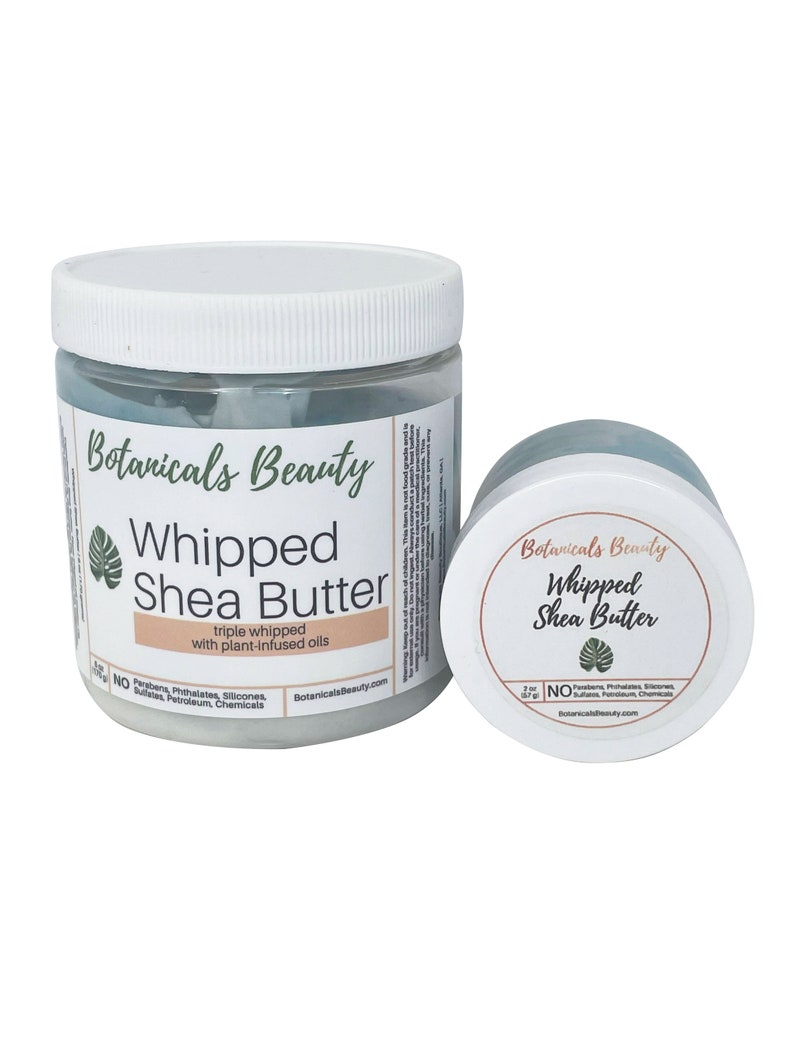 Whipped Shea Butter with Herb Infused Oil image 9