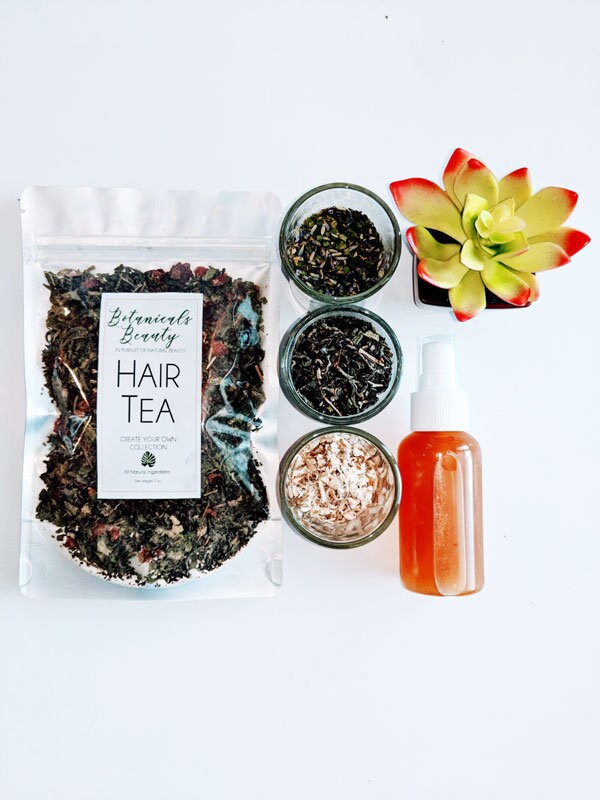 Custom Herbal Conditioning Hair Tea Rinse // Hair Tea Etsy