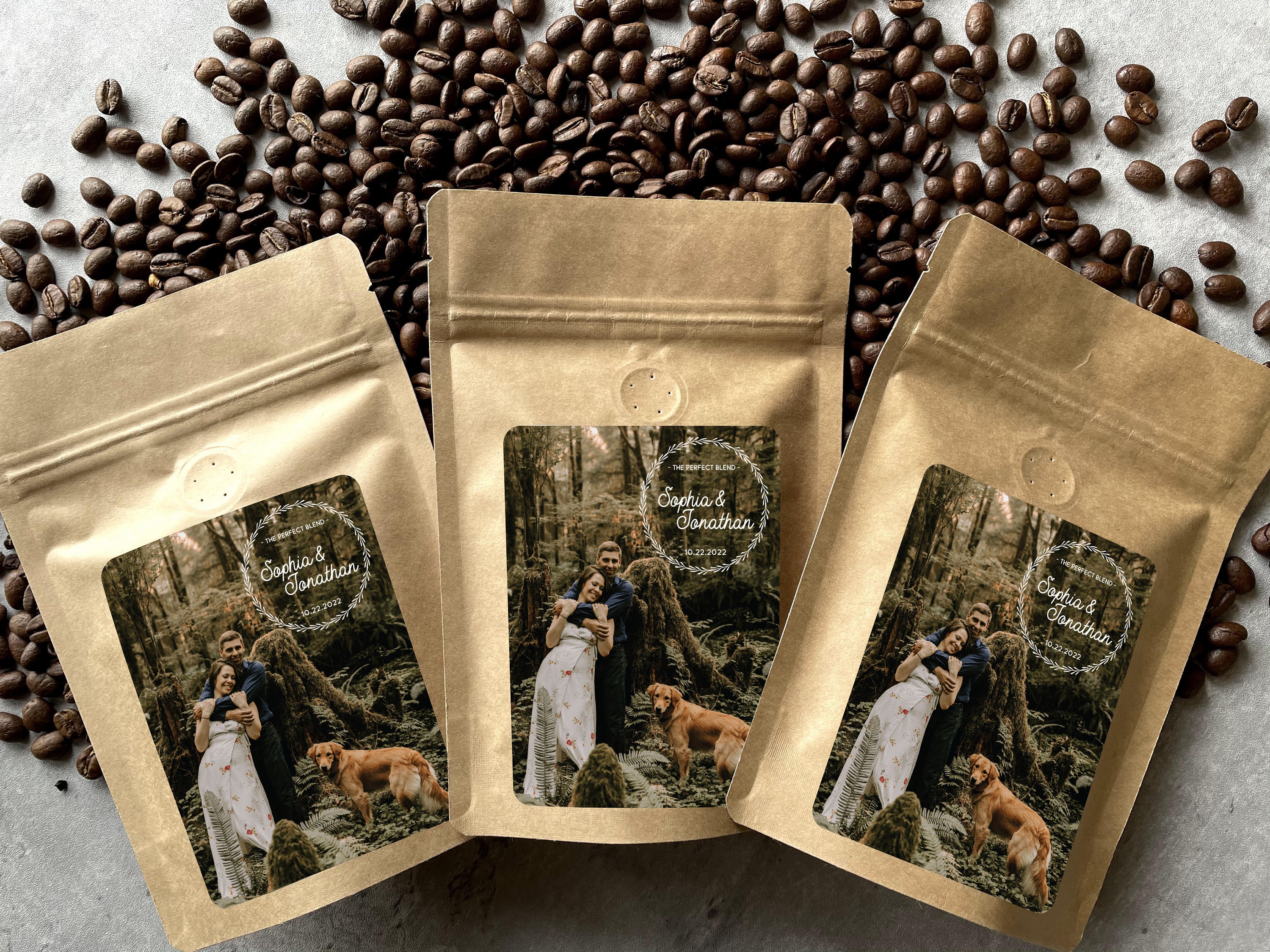 Personalized Coffee Bags Fresh Roasted Coffee and Custom Etsy