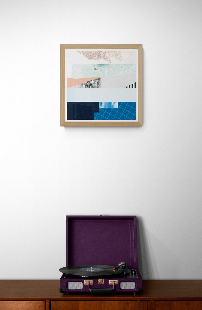 Abstract Fine Art Square Wall Art 12 x 12 Art Print Minimalist Wall Art. Living Room Art. Album cover sized art. image 3
