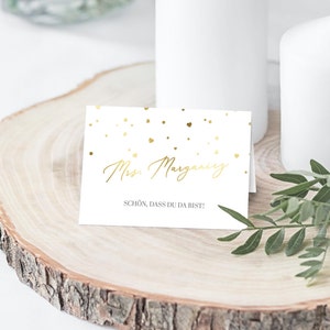 Personalizowane wizytówki / wizytówki „Just Married”