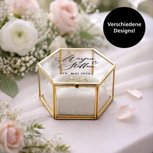 Ringbox zur Hochzeit, personalisiert