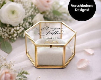 Scatola per fedi nuziali personalizzata