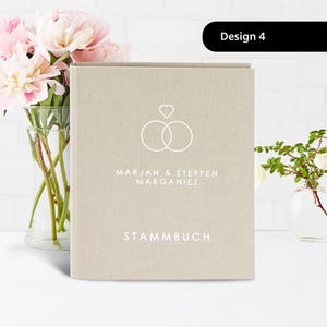 Family register for storing your marriage certificate at the registry office, personalized in DIN A4 and DIN A5 sizes. image 5