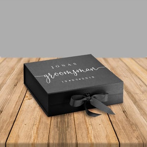 Geschenkbox für Trauzeugen, Groomsmen Gift Box, Best Man, Wedding Gift, Trauzeugengeschenk, Geschenk personalisiert, Zigarrenbox, Groomsman