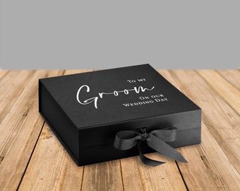 Gift box for the groom on the wedding day, wedding gift, groom gift, gift, morning gift