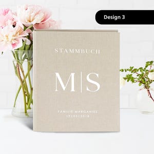 Family register for storing your marriage certificate at the registry office, personalized in DIN A4 and DIN A5 sizes. image 4