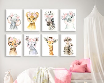 baby girl jungle theme nursery