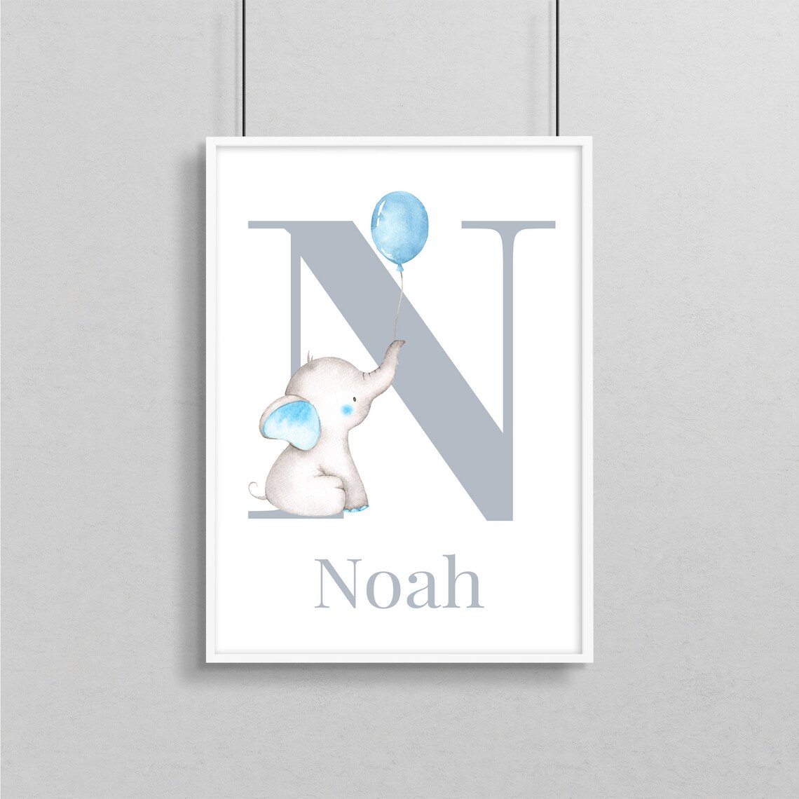 Printable Nursery Wall Art Baby Name Art Print Boys Room Etsy