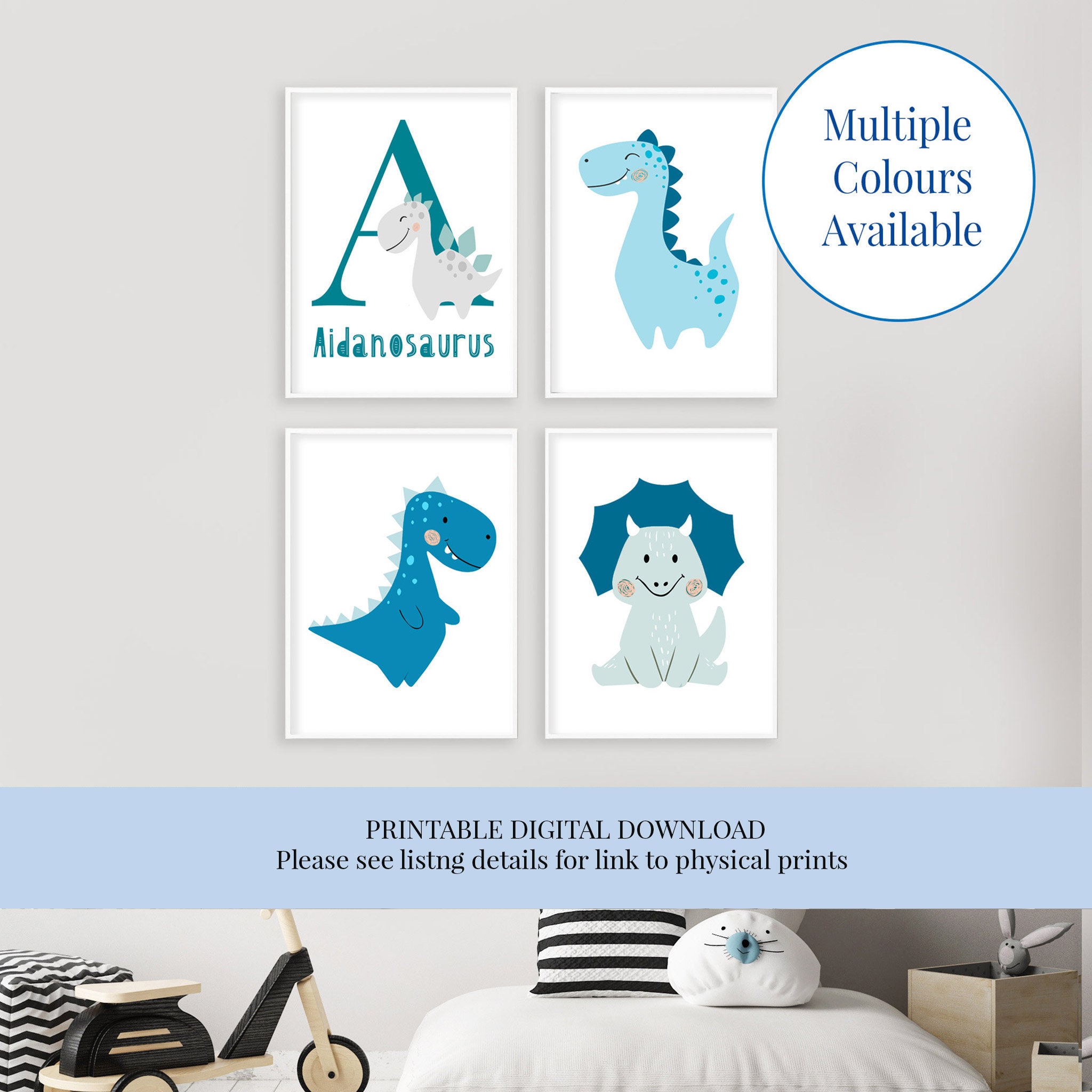 Dino Digital Download,Girls Nursery Wall Art,Playroom Art,Digital