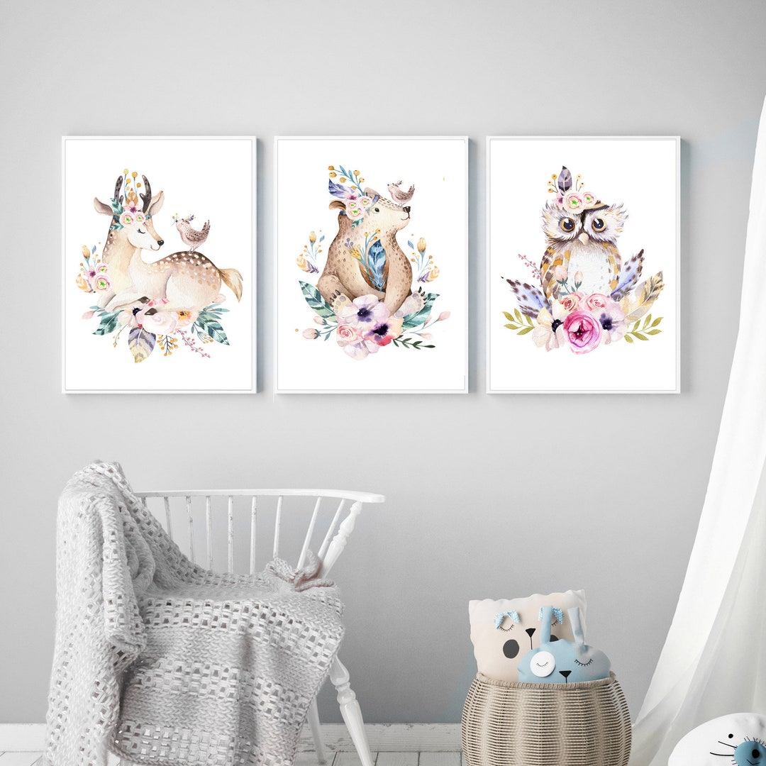 DIGITAL DOWNLOAD Printable Boho Nursery Print Baby Room - Etsy Australia