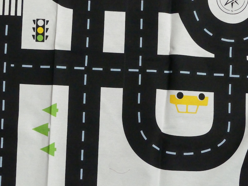 Toy Boys Highways Cars Streets Quilt Kit,Material Pack Kids Quilt,Crab Blanket Boy,Play Blanket