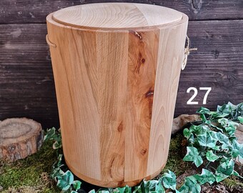 Holz Urne - Buche - Zurück zur Natur /  Natururne - Nachhaltig - Natürliches Holz - Handgemacht