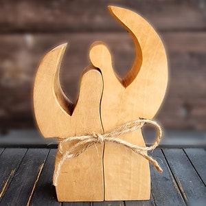 Partner Angel - Band van het Leven - Magie van de Natuur / Natuurlijk Hout / Handgemaakt