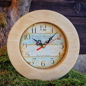 Orologio da tavolo - Orologio da parete - Magia della natura - Orologio in legno - Quarzo