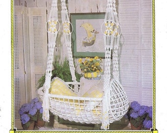 diy macrame bassinet