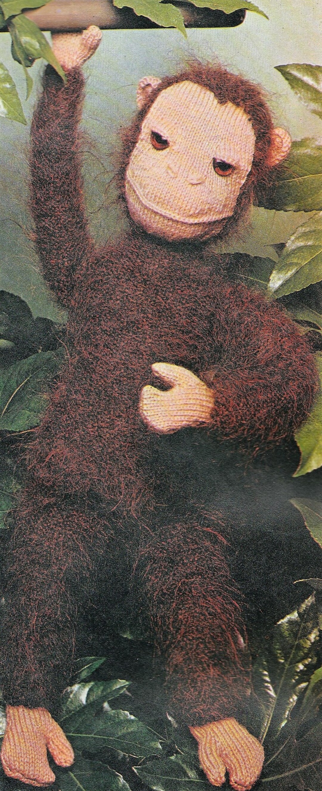 Knitted Monkey Pattern ,pdf Instant Download. - Etsy
