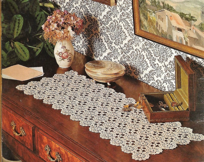 Crochet Runner Pattern,vintage ,motif, Pdf Instant Download Etsy