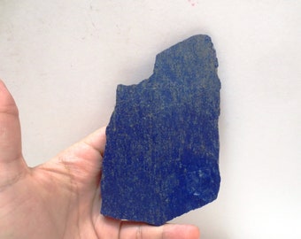 Chunky Natural Raw Rough Stone LAPIS LAZULI Tile Throat Chakra Healing 303 Grams Rock Mineral
