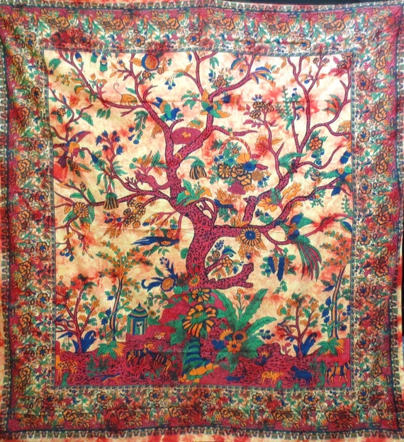 Dorm Wall Hanging Tapestries Tree Of Life Wall Art Bed Sheets Wall Tapestry Hippie Decor Bohemian Tapestry Bedroom Wall Art Boho Decor Yoga