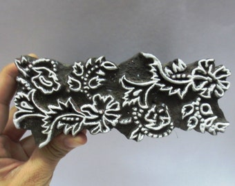 BORDER UNIQUE Design sello de madera india, sello de borde, sello textil, , sellos de madera, sello de artesanía