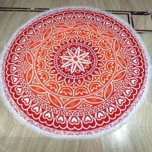 Hippie Tapestry, Mandala Beach Throw Blanket, Bachelorette Gift Ideas, Room Decor Blanket, Boho Yoga Mat