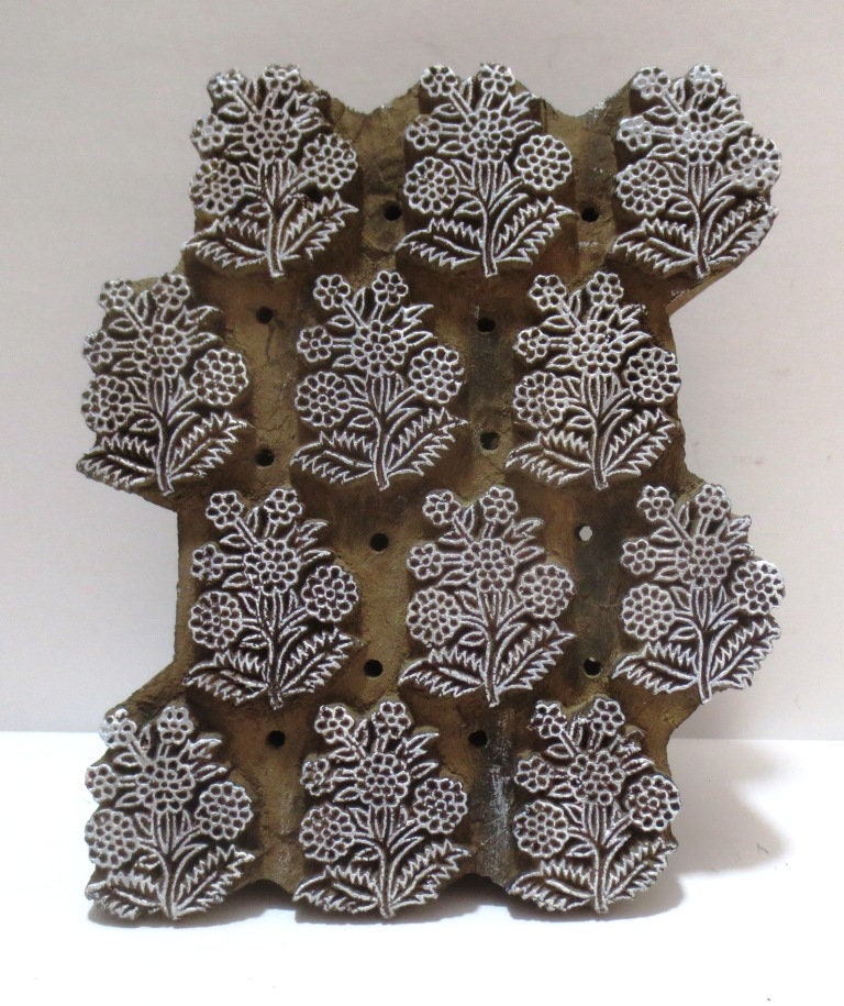 Indian Wooden Block Design Hand Carved Block Print Wood Stamps wooden