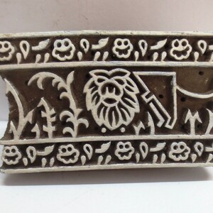 Border Stamp Blocks, Wood Block Art, Textile Printing Block, Pottery Stamp Wooden Stamp India, Block Printing Supply, Hand carved Stamp