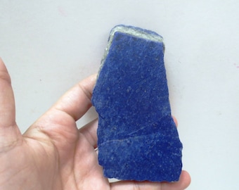 Chunky Natural Raw Rough Stone LAPIS LAZULI Tile Throat Chakra Healing 268 Grams Rock Mineral