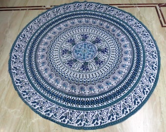 Bohemian Round Towel Roundie Picnic Blanket Round Beach Towel Terry Cotton Mandala Blanket Gift for Her Graduation Gift Gift for Her