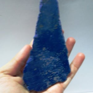 Chunky Natural Raw Rough Stone LAPIS LAZULI Tile Throat Chakra Healing 368 Grams