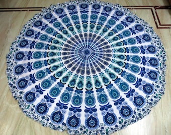 Boho Round Towel Boho Tapestry Bohemian Beach Blanket Large Beach Sheet Picnic Roundie XL Round Beach Towel