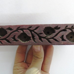 Border Stamp Blocks, Wood Block Art, Textile Printing Block, Pottery Stamp Wooden Stamp India, Block Printing Supply, Hand carved Stamp