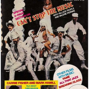 Film Review Magazine Aug 1980 Can't Stop The Music With Village People And Valerie Perrine, The Empire Strikes Back