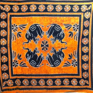 Indische Elefant Batik Mandala Wandteppich Wandbehang Sofa Cover Boho Hippie Wandteppich Wand Bild Dekor Königin Wandteppich Schlafsaal Zimmer Wandteppich Boho