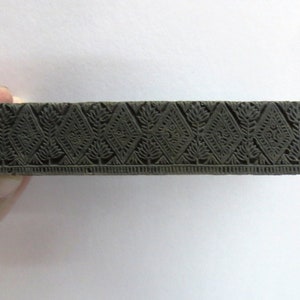Indian Wood Hand Block Print Stamp Antique fine detailed carving borde