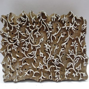 Indian Hand Carved Wooden Printing Blocks Wooden Printing Stamp Textile printing Stamp wood printing block Home Decor WALLPAPER BLOCK STAMP