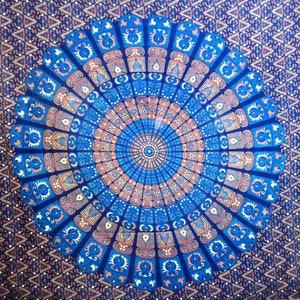 Mandala Tapestry Indian Wall Hanging 100%Cotton Twin Tapestry Bohemian & Boho Decorative Handmade Sheet Hippie Wall Art