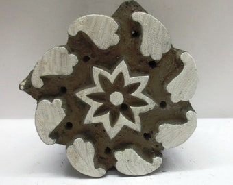 Diseño único para CLAY POTTERY MOTIF sello étnico madera india sello madera bloque de madera sello de impresión sello de impresión sello