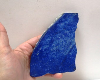 Chunky Natural Raw Rough Stone LAPIS LAZULI Tile Throat Chakra Healing 375 Grams Rock Mineral