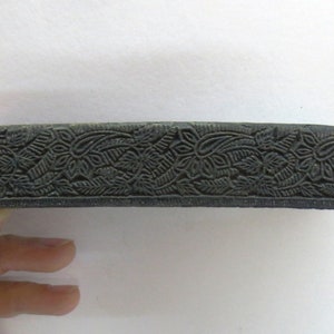 Indian Hand Carved Wooden Printing Blocks Wooden Printing Stamp Textile printing Stamp wood printing block Home Decor FINE CARVING BORDER