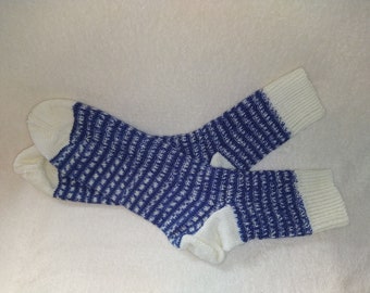 44/45 handgestrickte kuschelige warme Socken