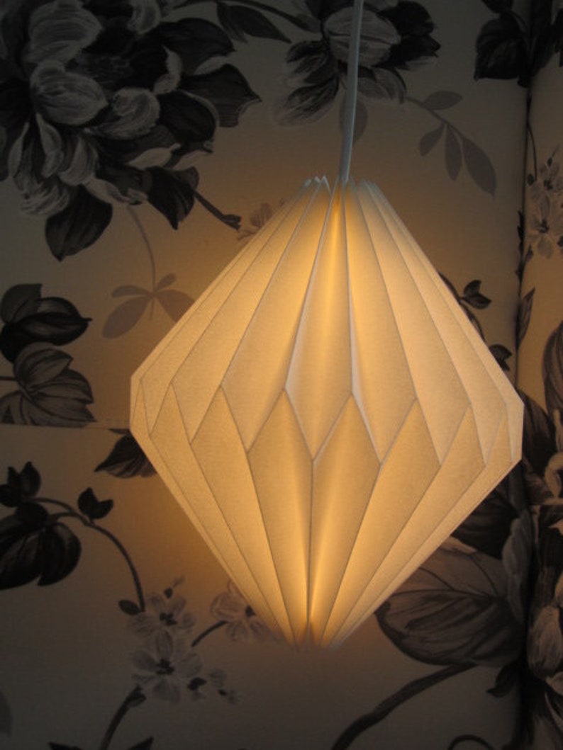 Origami Papier Lampenschirm - Nordische Falt-Lampe Für Deckenbeleuchtung