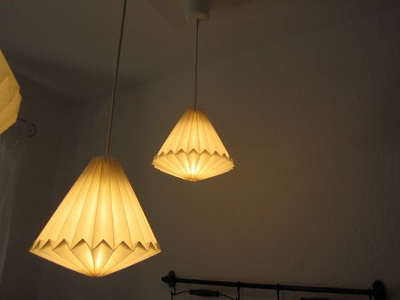 Origamil Lamp Paper Lamp Lampshade Folded Paper Lampshade White Origami Light