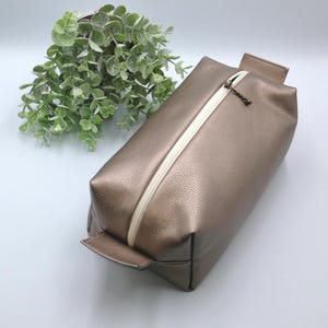 Kosmetiktasche aus Kunstleder*Kulturtasche für die Reise*Kunstledertasche* Reisetäschchen*Duschtasche* Campingbeutel*Kulturbeute für Reise*