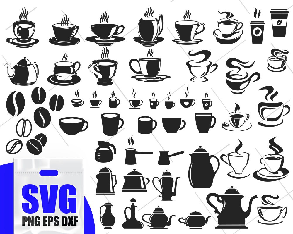 Download coffee cup svg bundle coffee svg coffee mug svg coffee | Etsy